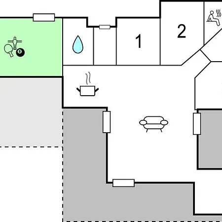 別荘 Amazing Home In Haderslev With Sauna